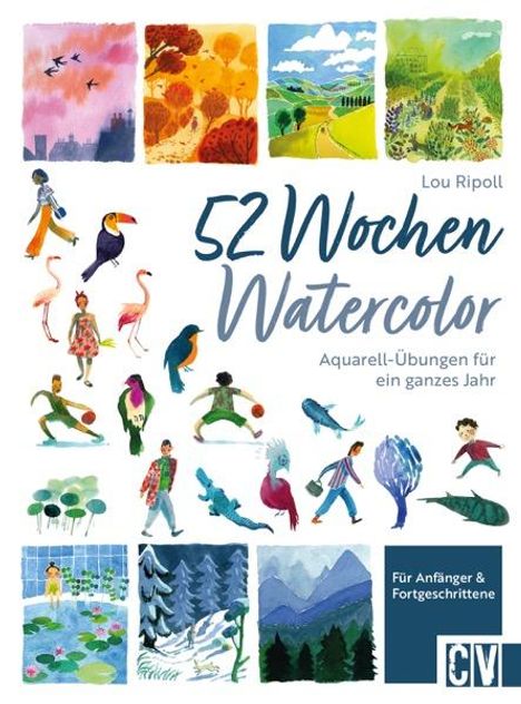 Lou Ripoll: 52 Wochen Watercolor, Buch