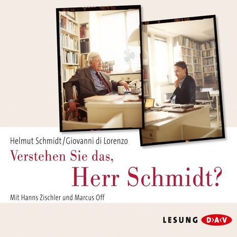 Helmut Schmidt: Verstehen Sie das, Herr Schmidt?, CD