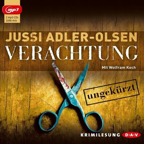 Jussi Adler-Olsen: Verachtung, 2 MP3-CDs, CD