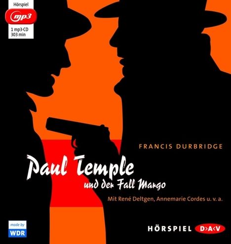 Francis Durbridge: Paul Temple und der Fall Margo (mp3-Ausgabe), MP3-CD