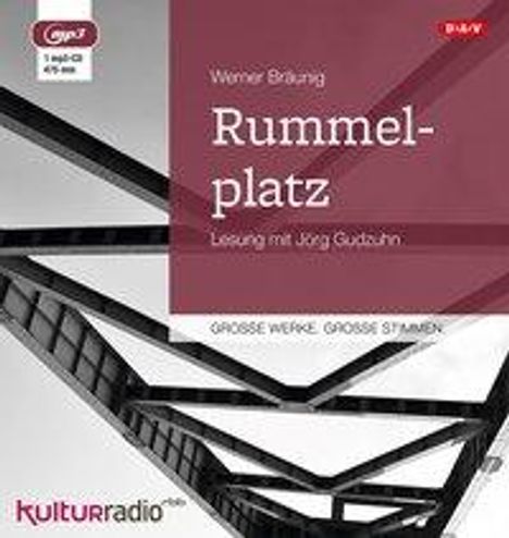 Werner Bräunig: Rummelplatz, MP3-CD