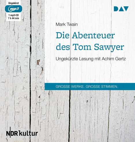 Mark Twain: Die Abenteuer des Tom Sawyer, MP3-CD