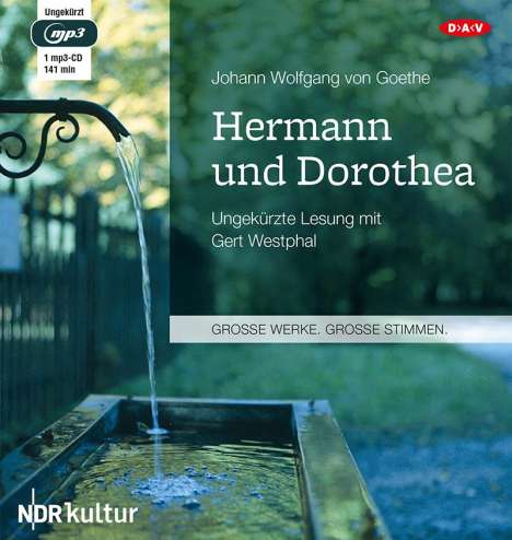 Johann Wolfgang von Goethe: Hermann und Dorothea, MP3-CD