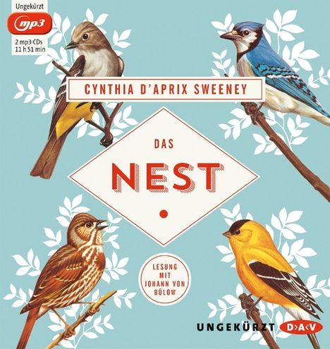 Cynthia D'Aprix Sweeney: Das Nest, 2 MP3-CDs