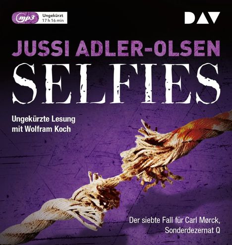 Jussi Adler-Olsen: Selfies. Der siebte Fall für Carl Mørck, Sonderdezernat Q, 2 MP3-CDs