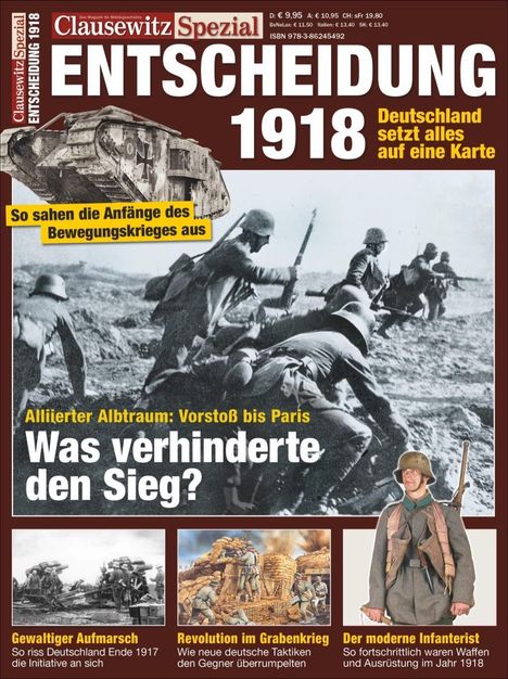 Stefan Krüger: Krüger, S: Clausewitz Spezia 20/Entscheidung 1918, Buch