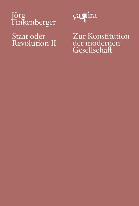 Links: Jörg Finkenberger, Staat oder Revolution II. Rechts: çatira, Zur Konstitution der modernen Gesellschaft.