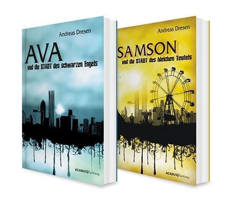 Andreas Dresen: Die STADT. Zwei Urban-Fantasy-Romane in einem Bundle (Ava und die STADT der schwarzen Engel / Samson und die STADT des bleichen Teufels), 2 Bücher