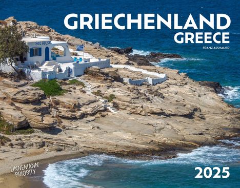 Griechenland 2025 Großformat-Kalender 58 x 45,5 cm, Kalender