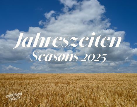 Jahreszeiten 2025 Großformat-Kalender 58 x 45,5 cm, Kalender