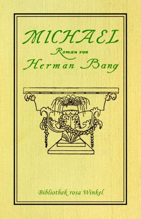 Herman Bang: Michael, Buch
