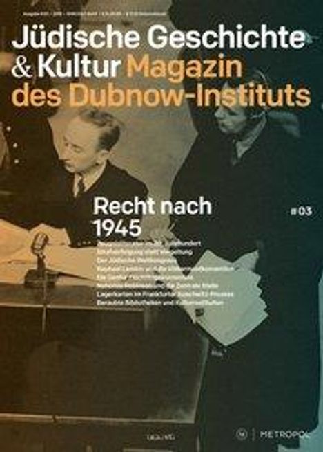 Jüdische Geschichte &amp; Kultur/ Recht nach 45, Buch