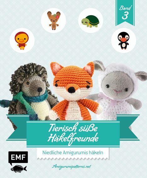 Amigurumipattern: Tierisch süße Häkelfreunde Band 3, Buch