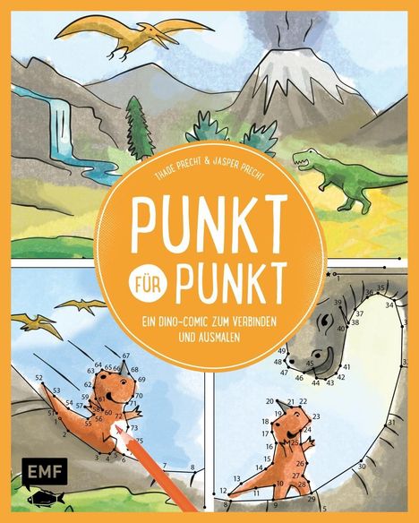 Thade Precht: Precht, T: Punkt für Punkt - Ein Dino-Comic zum Verbinden, Buch