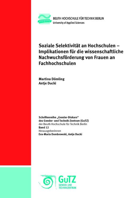 Martina Dömling: Soziale Selektivität an Hochschulen, Buch