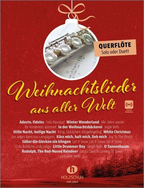 Weihnachtslieder aus aller Welt - Querflöte, Buch