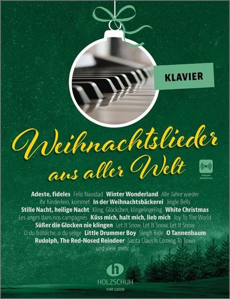 Weihnachtslieder aus aller Welt - Klavier, Buch