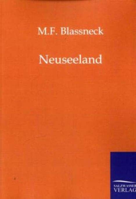 M. F. Blassneck: Neuseeland, Buch