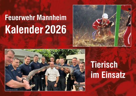 Bernhard Kunkel: Feuerwehr Mannheim Kalender 2026, Kalender
