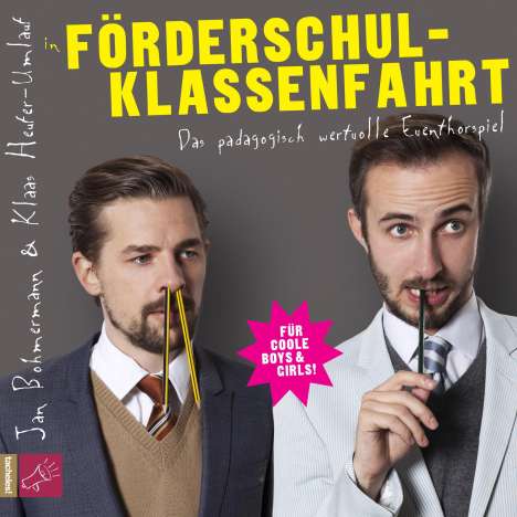 Jan Böhmermann: Förderschulklassenfahrt, CD
