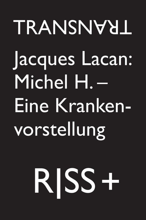 RISS+ »Trans«, Buch