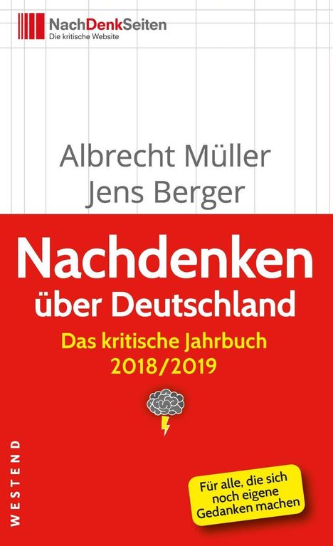 Albrecht Müller: Nachdenken über Deutschland, Buch