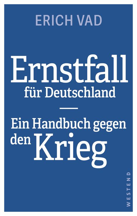 Erich Vad: Ernstfall für Deutschland, Buch