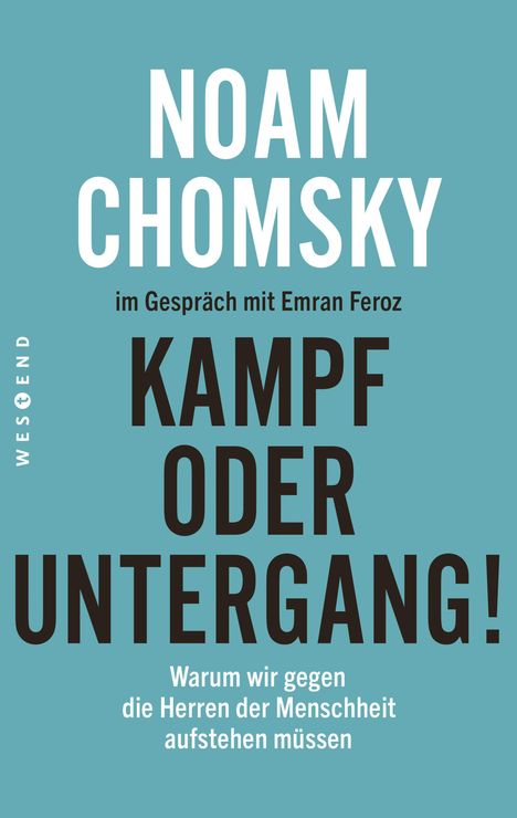 Noam Chomsky: Kampf oder Untergang!, Buch