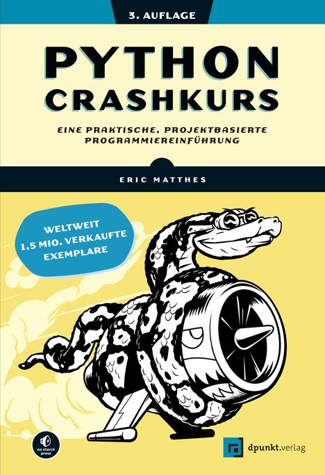 Eric Matthes: Python Crashkurs, Buch