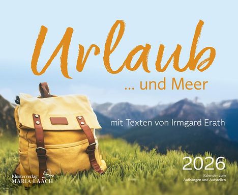 Irmgard Erath: Urlaub ... und Meer 2026, Kalender