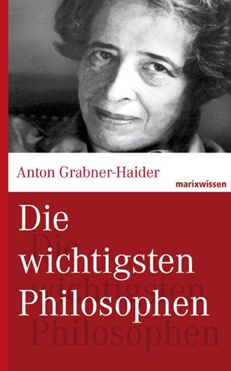Anton Grabner-Haider: Die wichtigsten Philosophen, Buch