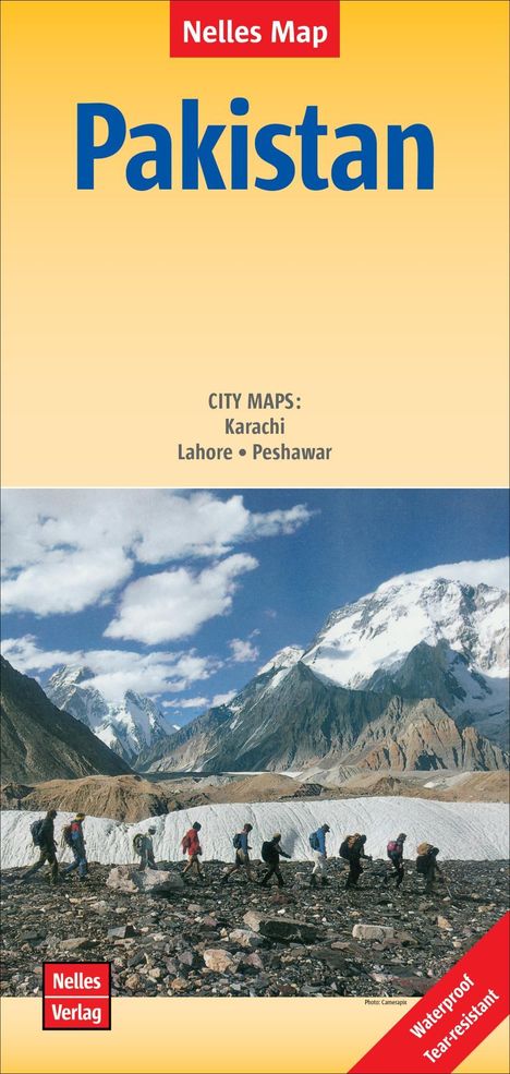 Nelles Map Landkarte Pakistan | Pakistán, Karten