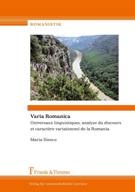 Maria Iliescu: Varia Romanica, Buch
