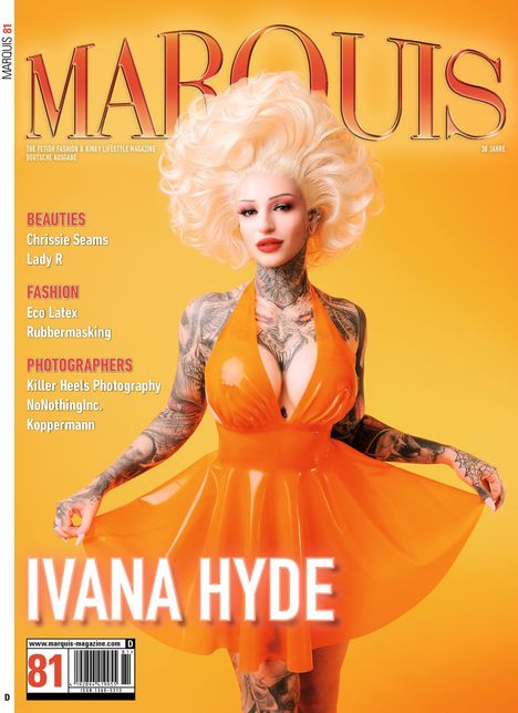 MARQUIS Magazine No. 81 - Fetish, Fashion, Latex &amp; Lifestyle -- Deutsche Ausgabe, Buch