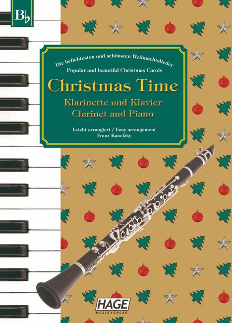 Christmas Time für Klarinette und Klavier / Clarinet and Piano, Noten