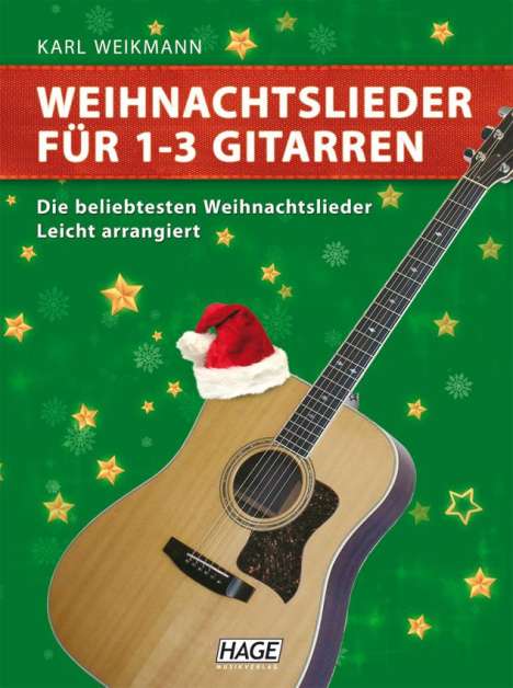 Weihnachtslieder für 1-3 Gitarren, Noten