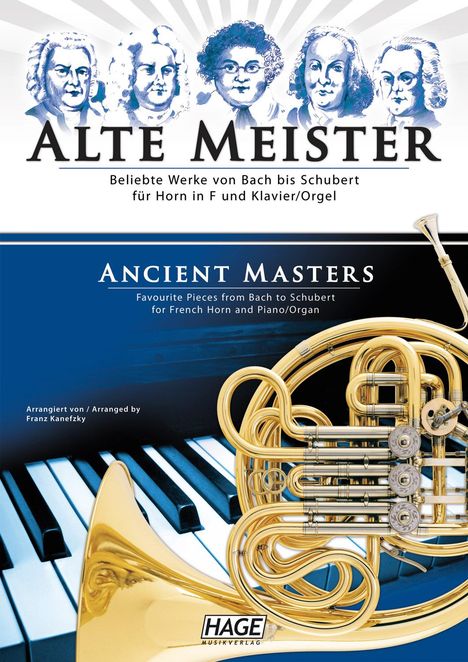 Alte Meister für Horn in F und Klavier/Orgel, Noten