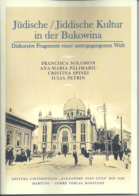 Francisca Solomon: Jüdische / Jiddische Kultur in der Bukowina, Buch