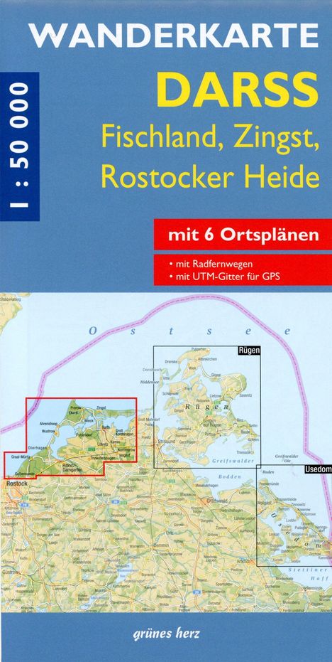 Wanderkarte Darß, Karten