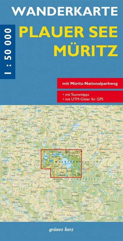 Wanderkarte Plauer See - Müritz, Karten