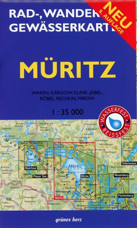 Rad-, Wander- und Gewässerkarte Müritz, Karten