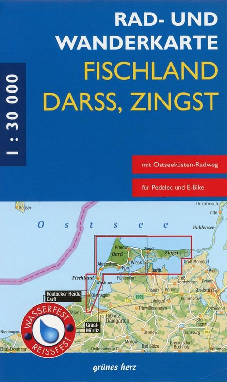 Fischland / Darß / Zingst Rad- und Wanderkarte, Karten