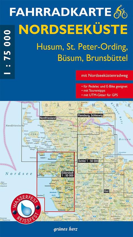 FK Nordseeküste - Husum, St. Peter-Ording, Büsum, Brunsbüttel, Karten