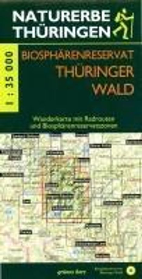 Wanderkarte Biosphärenreservat Thüringer Wald 1:35 000, Karten