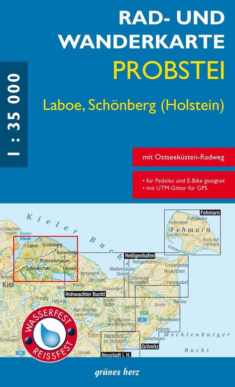 Rad- und Wanderkarte Probstei, Laboe, Schönberg (Holstein), Karten