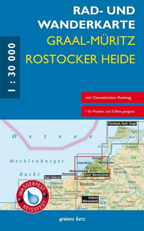 Rad- und Wanderkarte Graal-Müritz, Rostocker Heide, Karten
