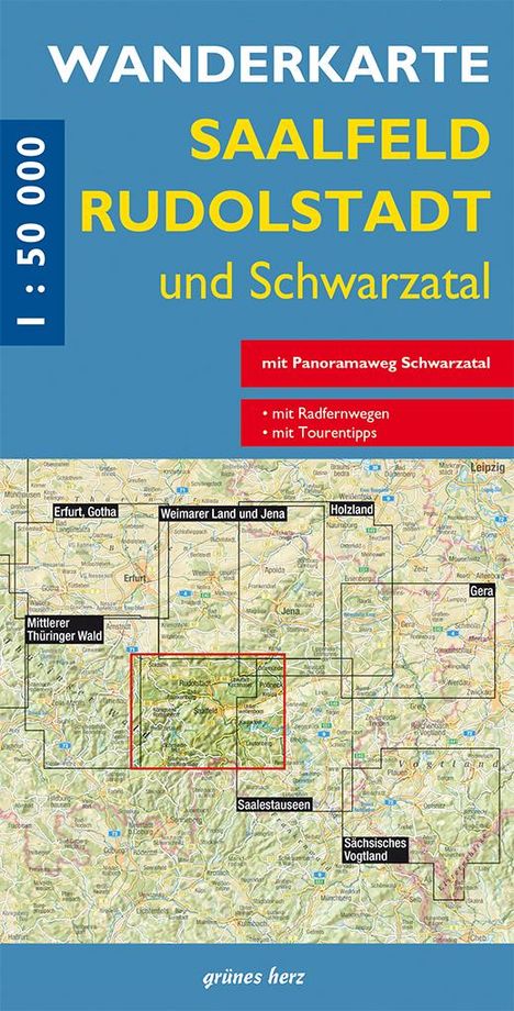 Wanderkarte Saalfeld, Rudolstadt und Schwarzatal, Karten