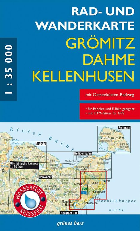 Rad- und Wanderkarte Grömitz, Dahme, Kellenhusen, Karten