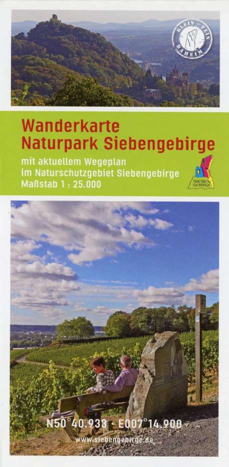 Wanderkarte Naturpark Siebengebirge 1:25.000, Karten