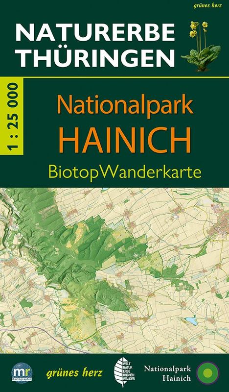 Wanderkarte Nationalpark Hainich, Karten